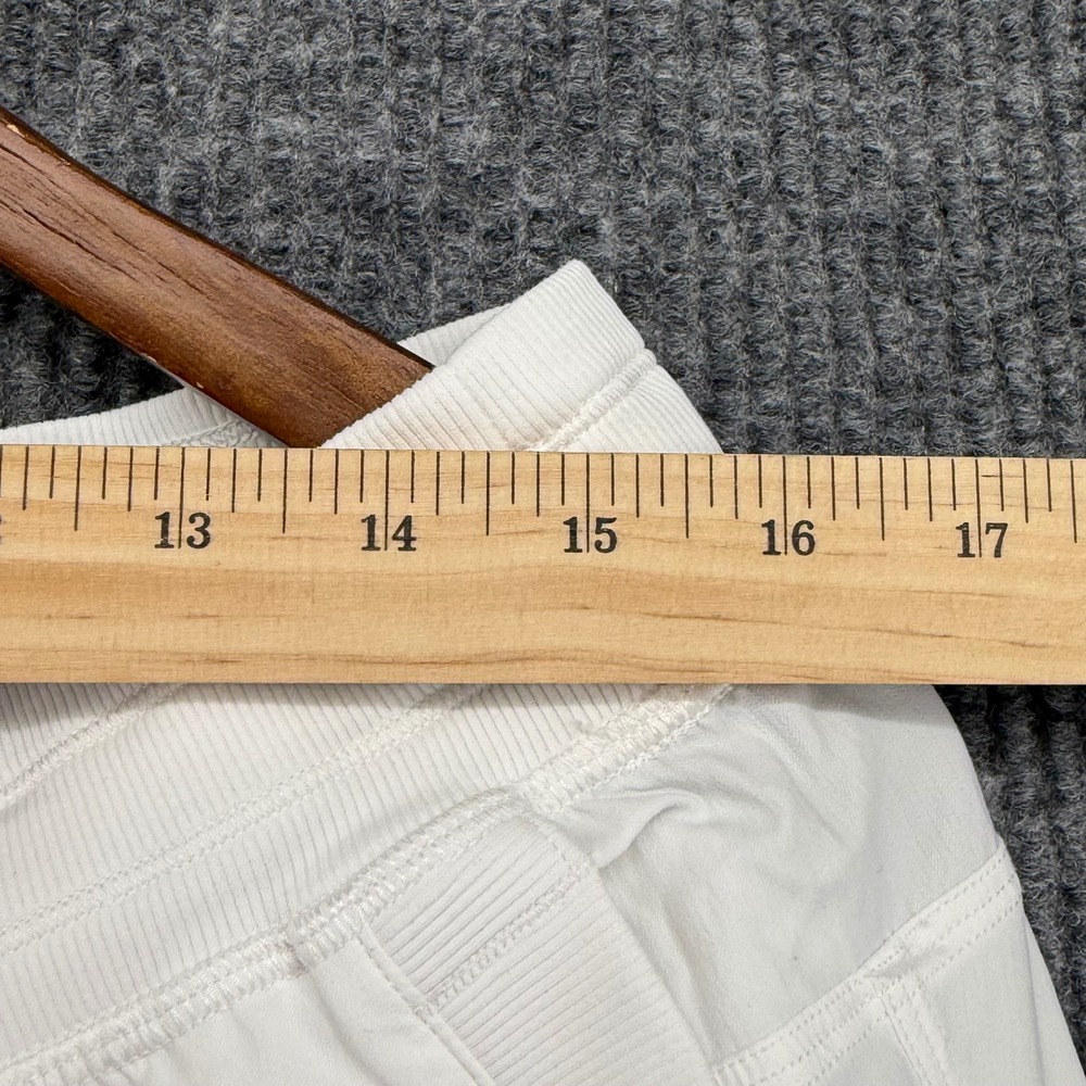 Lululemon Cargo Pants Womens Large White Good Drawstring Bungee Hem LW5GILS - Picture 6 of 8